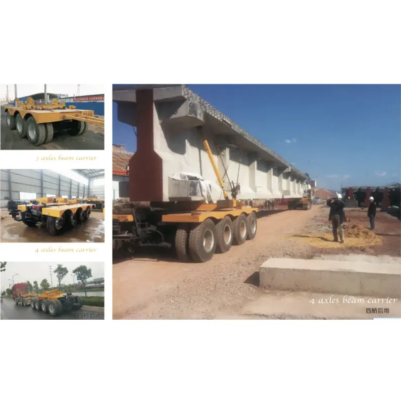 12,4m 3-aksel flatbed semitrailer