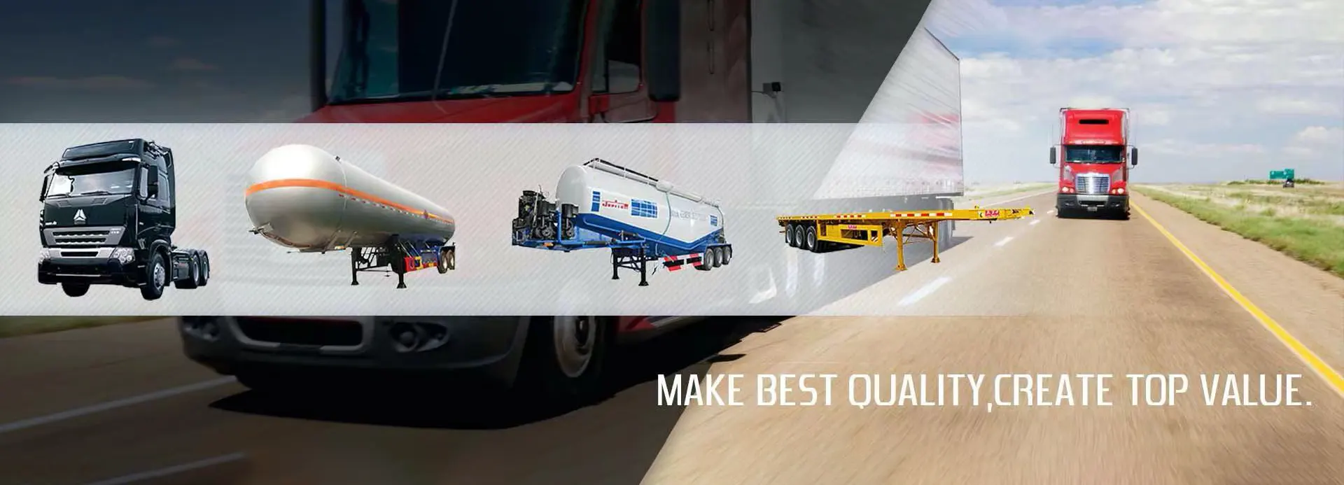 Oljetank semitrailer Kina